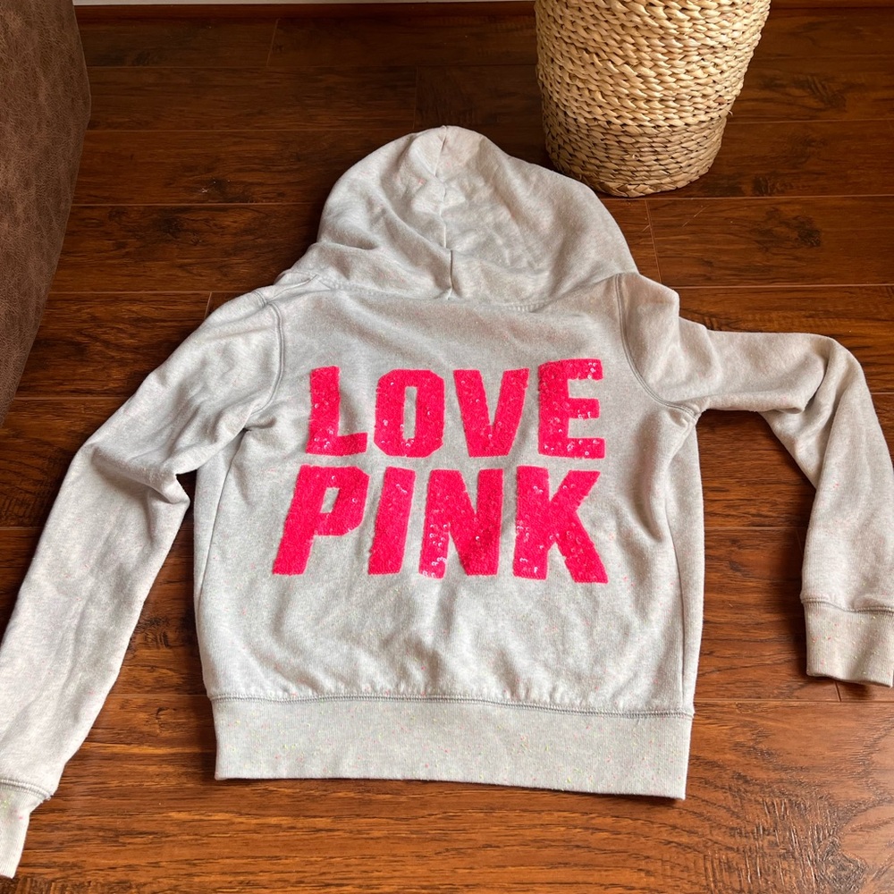 ✨ Victoria's Secret PINK Sequin Bling Hoodie✨